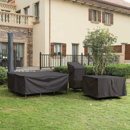 Outdoor Garden Furniture Cover, Customizable Waterproof Dust Cover for Patio Sets, Multi-Size