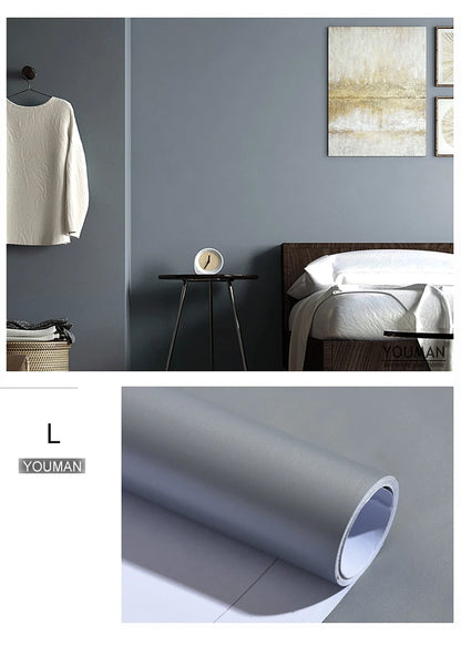 Wall Furniture Renovation Stickers Waterproof Moisture-proof Self-adhesive Paper Vinyl Wallpaper For Kitchen Cooktop Cabinets