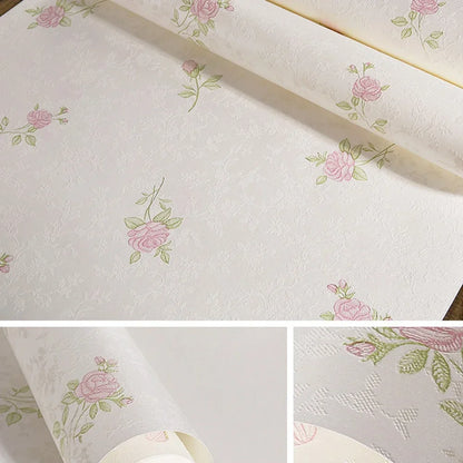 Wallpapers Home Decor Non Woven Fresh Small Floral Wall Paper Pastoral Warmth Romantic Girl Bedroom Living Room Wallpaper