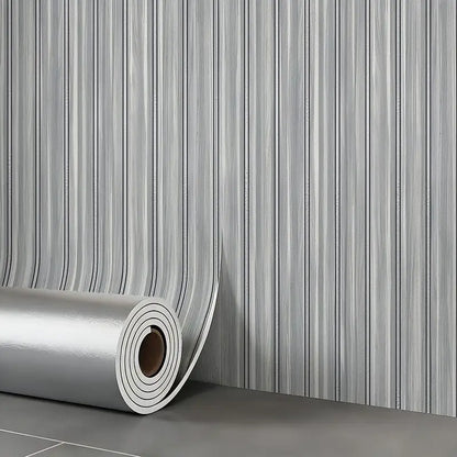 【H】Thick Brown Grid Peel And Stick Wallpaper Faux Plaid Design Waterproof And Moisture-Proof Ideal For Walls Ceilings Home Decor