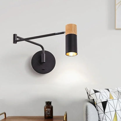 Modern Living Room Rocking Arm Wall Lamp bedlamps for bedroom Hotel Creative Telescopic Foldable Reading Wall Lamps