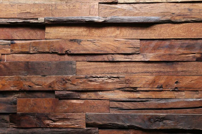 Custom wall paper 3D mural dark retro nostalgic wood stripe background wall photo living room bedroom TV background wallpaper
