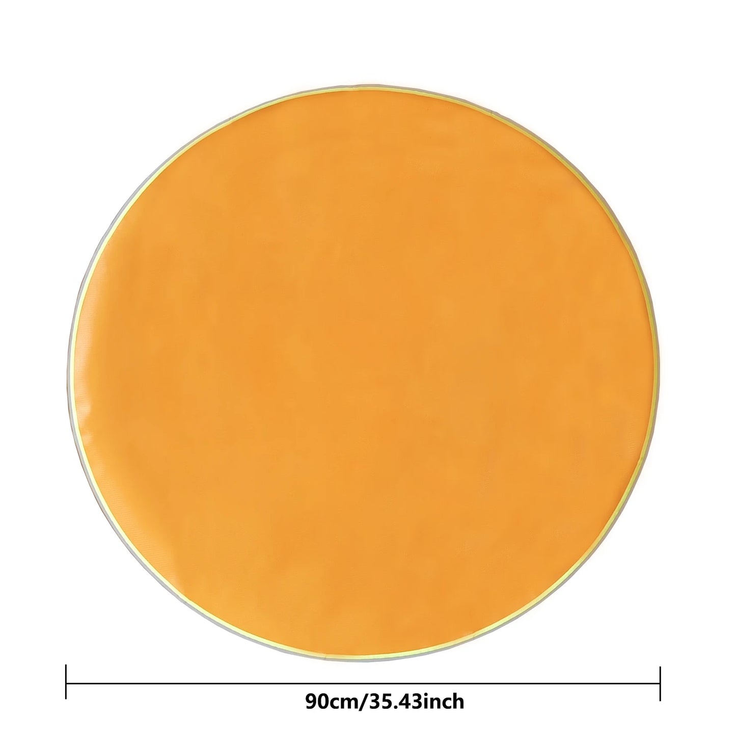 35.4'' Fire Pit Mat for Solo Stove Bonfire, Fireproof Under Grill Mat Deck Patio Protector Pad, Round BBQ Mat for Solo Stove