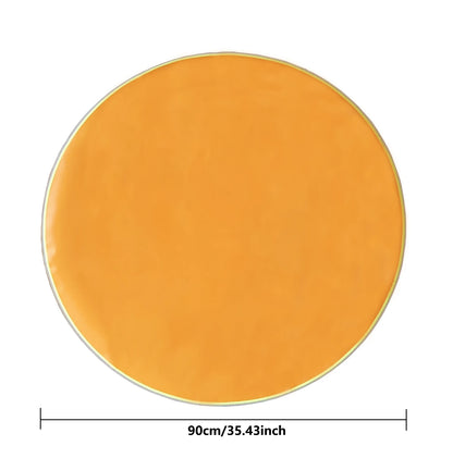 35.4'' Fire Pit Mat for Solo Stove Bonfire, Fireproof Under Grill Mat Deck Patio Protector Pad, Round BBQ Mat for Solo Stove