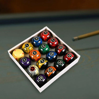 16 Pieces Billiard Balls Pool Table Balls for Game Rooms Recreation Game
