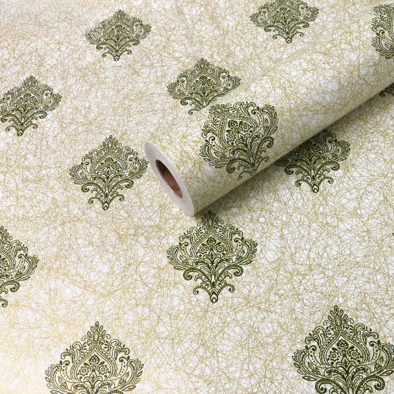 Home Decor Retro Floral Wallpaper Renovation of Bedroom and Living Room Decorative Walls