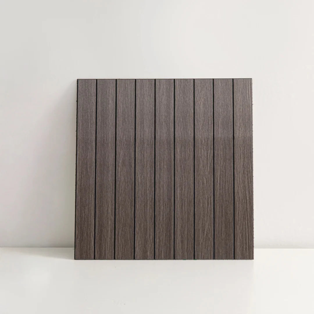 40x40cm Imitation Wood Grille Strip Wall Panel Living Room Bedroom Decoration Waterproof Self-adhesive Ugly Covering Wallpaper