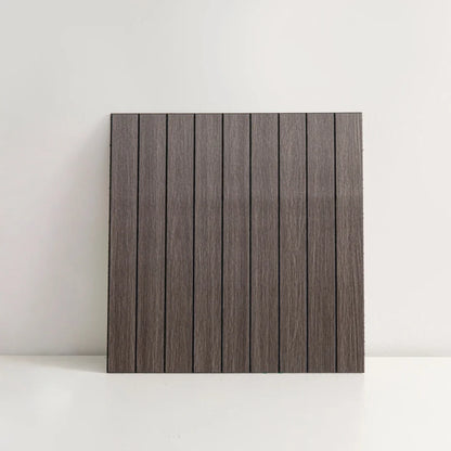 40x40cm Imitation Wood Grille Strip Wall Panel Living Room Bedroom Decoration Waterproof Self-adhesive Ugly Covering Wallpaper