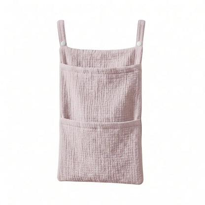 Pure Cotton Baby Crib Hanging Bag Multifunctional Newborn Supplies Storage Bag for Stroller New Pure Cotton Baby Hanging Bag