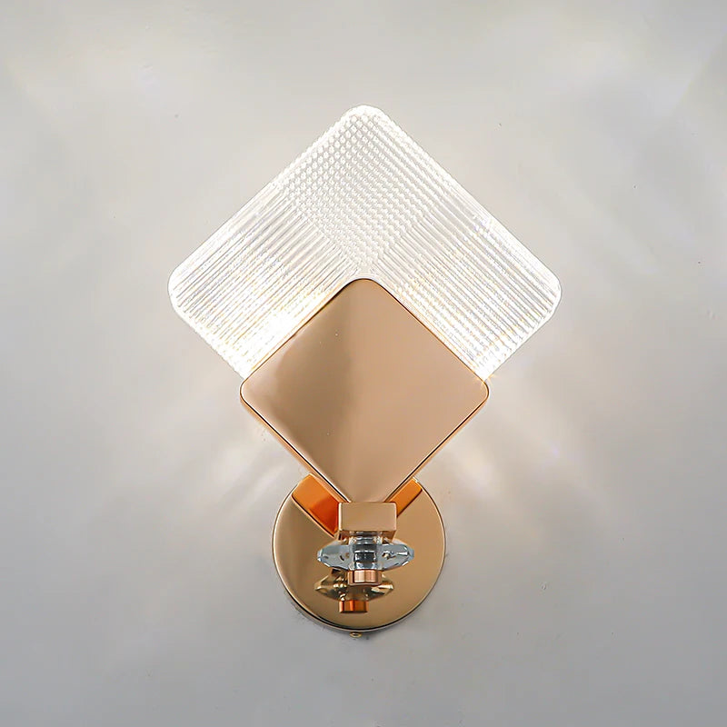 Living Room Background Acrylic Wall Lamp Bedroom New Style Light Luxury Corridor Decoration Bedside Lighting