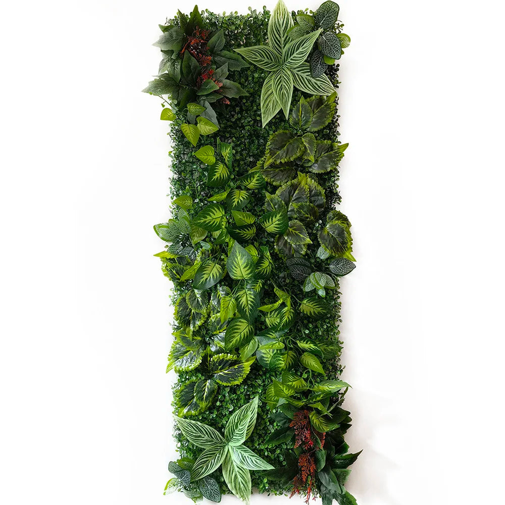 HUA TIAN 40*120CM Artificial Plant Turf Grass Moss Subtropical Plant Decoration Home Fake Wall Panel Lawn Garden Decoration
