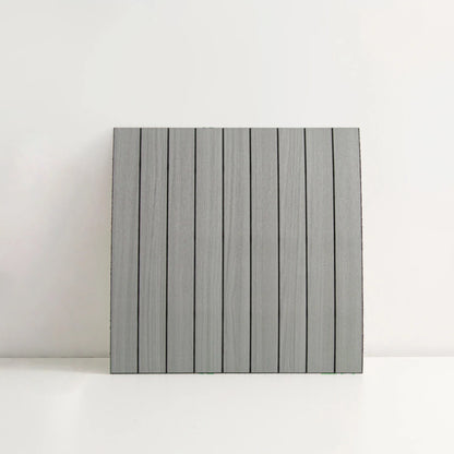40x40cm Imitation Wood Grille Strip Wall Panel Living Room Bedroom Decoration Waterproof Self-adhesive Ugly Covering Wallpaper