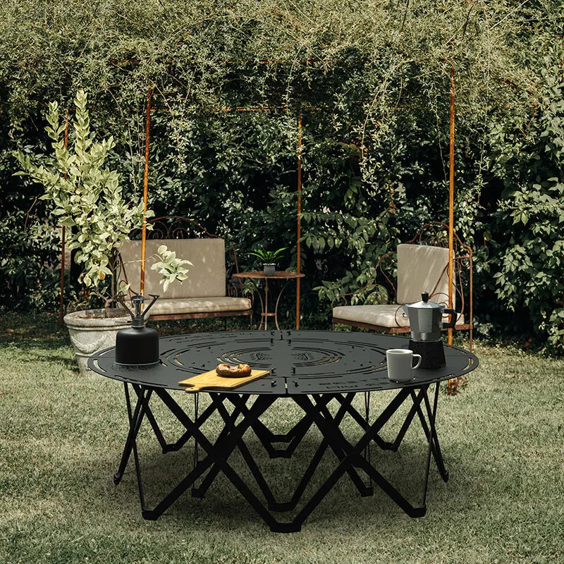 Ground Minimalist Outdoor Table Bistro Nordic Lawn Dining Outdoor Table Camping Backyard Zestawy Mebli Ogrodowych Furniture