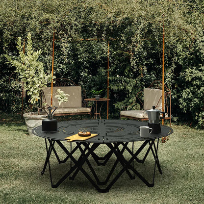 Ground Minimalist Outdoor Table Bistro Nordic Lawn Dining Outdoor Table Camping Backyard Zestawy Mebli Ogrodowych Furniture