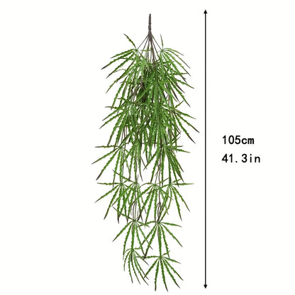 Artificial Hanging Plants 3.3ft Fake Hanging Fern Vines with 30 Leaves Wall Decor Greenery for Home Wall Outdoor Indoor Decor