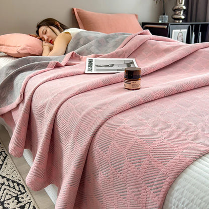 100% Cotton Blanket for Bed Breathable Lightweight Throws Blanket Soft Cozy Home Decoration Large Bed Cover Boho Towel Blankets