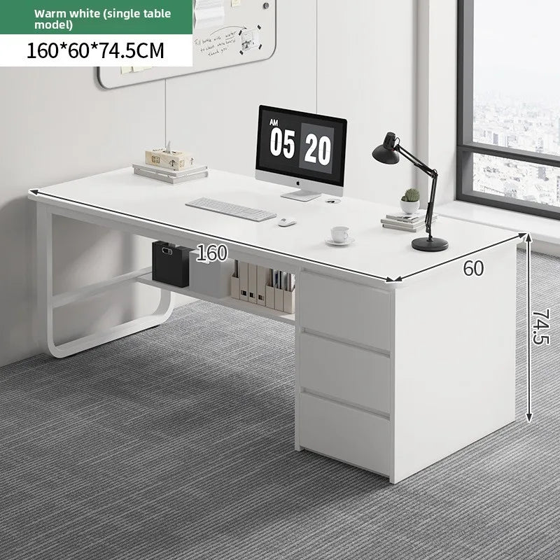 Desk Desktop Computer Desk Simple Home Desk Student Bedroom Bookshelf Integrated Writing Desk