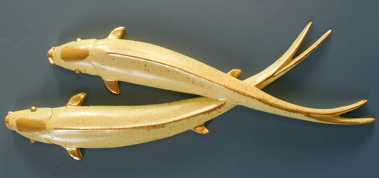 Living Room Background Wall Creative Decoration Wall Hanging Dining Room Wall Decoration Hanging Fish