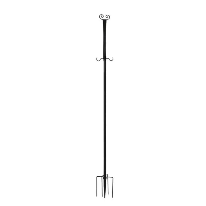 Outdoor Light Support Bar constructed From Carbon Steel For Backyard Terrace And Seasonal Decor Featuring Heart Design Top D2RD