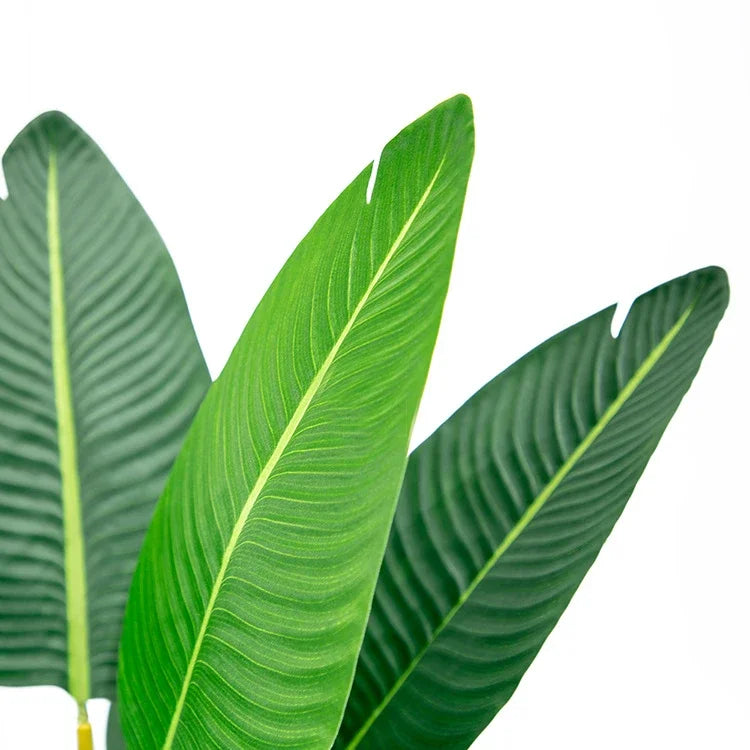 80CM 6 Leaves Artificial Slik Traveller's Tree High Quantity Family Garden Party Decorative Fake Plants Tree Without Pot