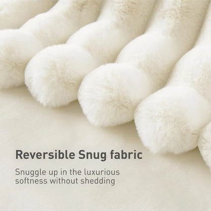 New Cotton Warm Blanket Spandex Solid Color Throw Blanket Skin-Friendly Double Sided Plush Striped Blankets Home Office
