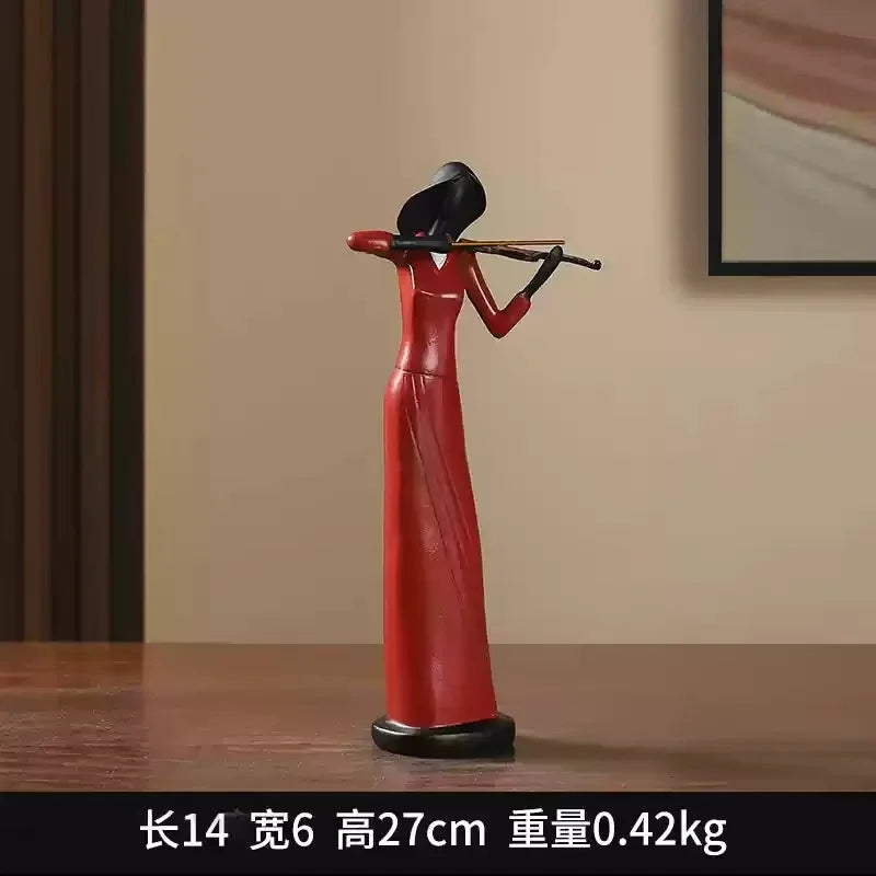 Cute Cartoon Retro Bookshelf Band Characters Figurines - Home Decorative Toys Creative Fashionable Living Room Decor Gifts