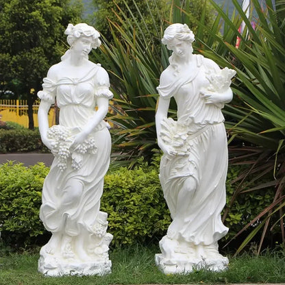 Large fiberglass figure sculpture Four Seasons Goddess Statue Garden Landscape Decoration Floor-standing Decoration