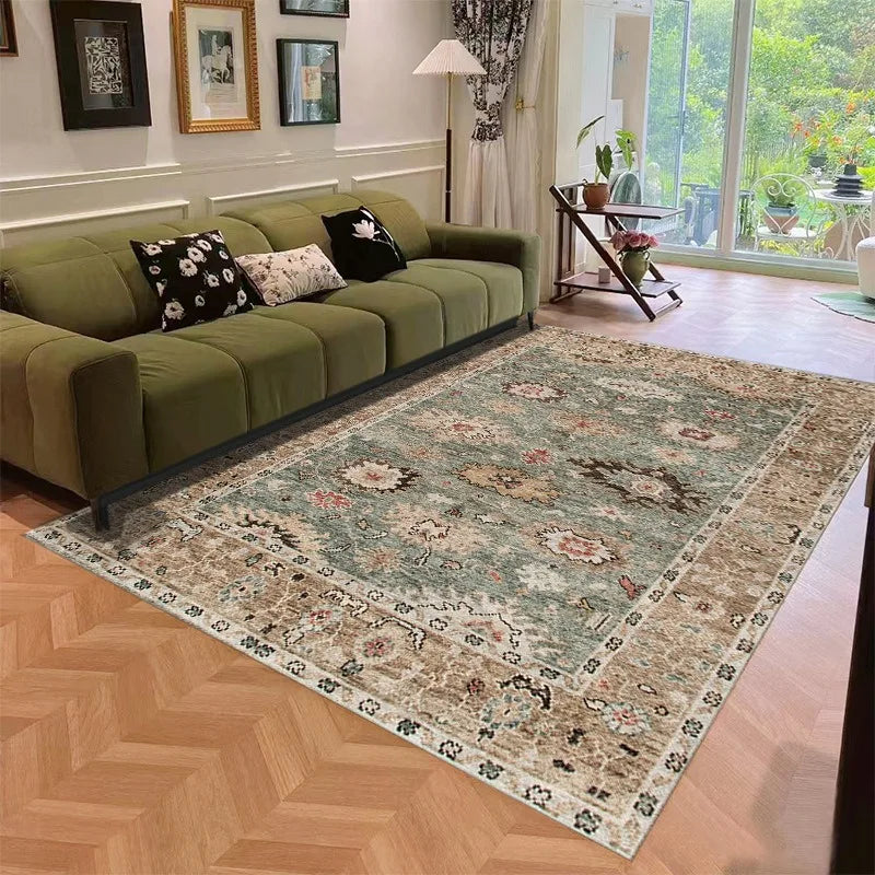 Bohemian-Style Outdoor Carpet for Anti-Mold Moisture-Proof and Dirt-Proof Summer Terrace Camping Mats Home Decoration Rugs