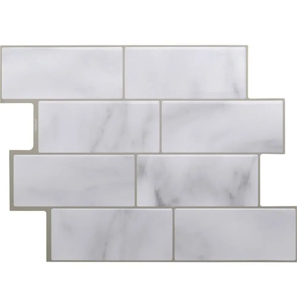 3D Grey Brick Durable DIY Wall Sticker Waterproof Removable Home Decor Grey Brick 3D Wallpaper Kitchen