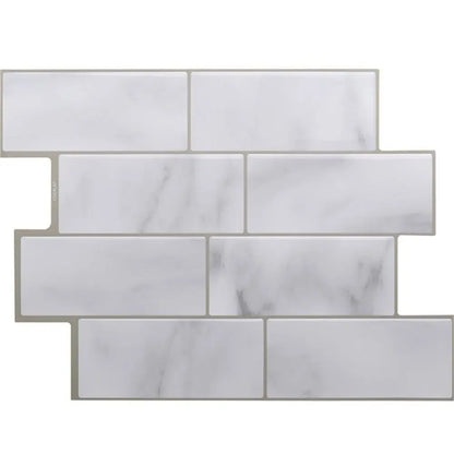 3D Grey Brick Durable DIY Wall Sticker Waterproof Removable Home Decor Grey Brick 3D Wallpaper Kitchen