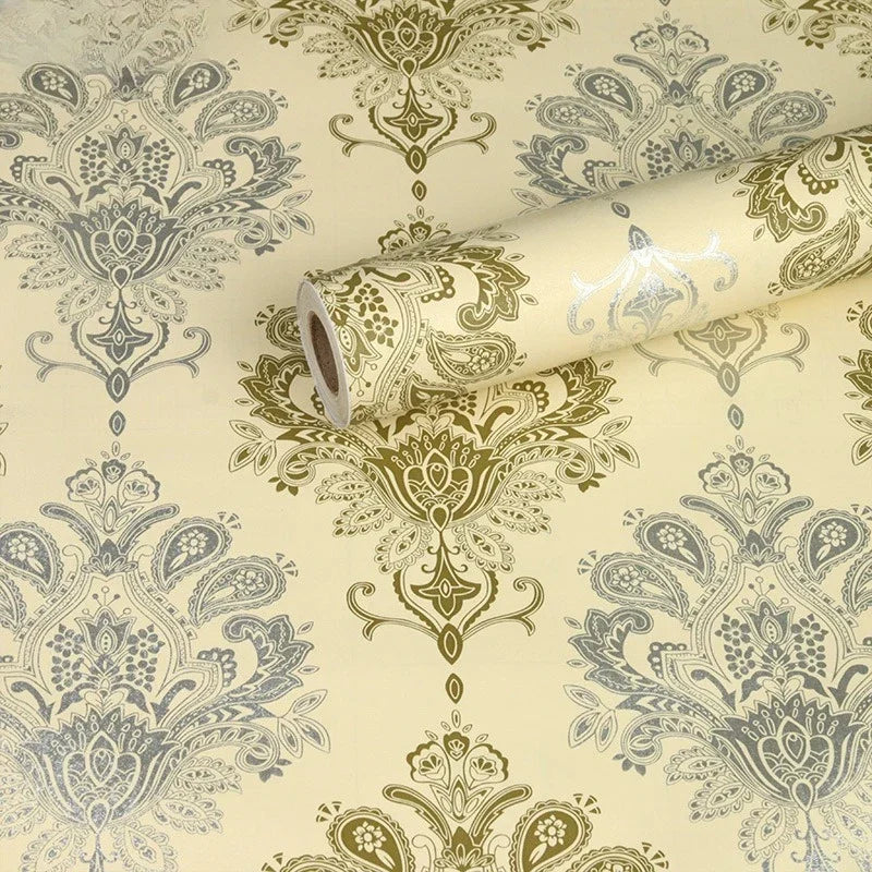 Home Decor Retro Floral Wallpaper Renovation of Bedroom and Living Room Decorative Walls