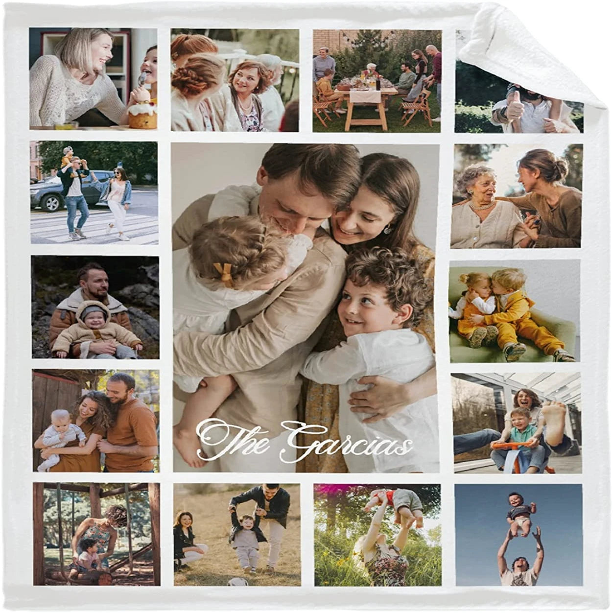 Custom Blanket With Picture Collage Customized Blankets Birthday Souvenir Christmas Gifts Personalized Throw Blanket