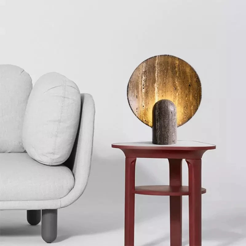 ins creative living room Japanese-style Guesthouse minimalist Nordic bedroom home decor LED modern resin table lamp