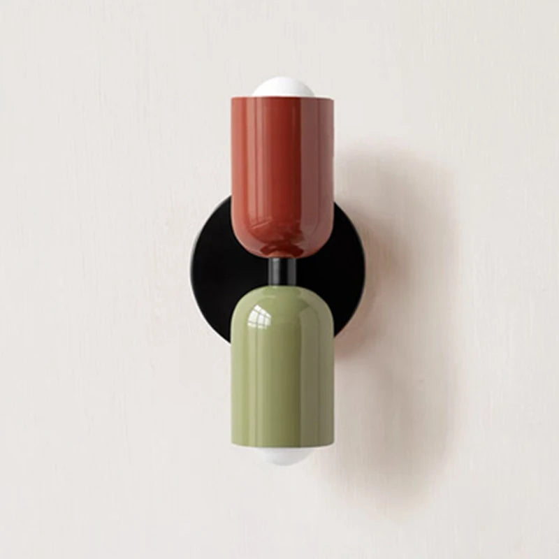 Nordic Living Room Wall Lamp Simple Modern Bedroom Bedside Aisle Children's Room Background Wall Lamp E27 Home Decoration