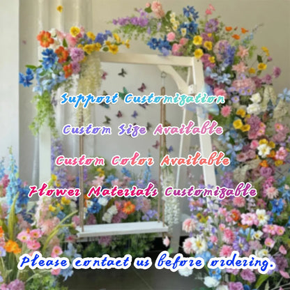 Artificial Cherry Blossom Tree Weeping Willow, Simulation Floral Plant for Indoor Outdoor Home Wedding Party Mall Opening Decor