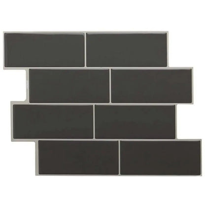 3D Grey Brick Durable DIY Wall Sticker Waterproof Removable Home Decor Grey Brick 3D Wallpaper Kitchen