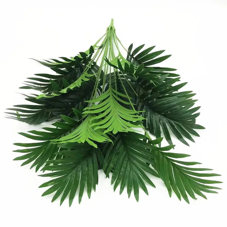 Artificial Flowers Large Leaf Tree High Quality Vase Home Room Wedding Decora Indoor Outdoor Yard Garden Fake Plants Ornament