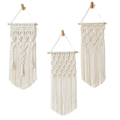 Home Decoration Bohemian Macrame Woven Wall Hanging Boho Room Geometric Tapestry Nordic Art Beautiful Apartment Room Decor Gift