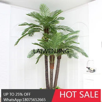 large artificial coconut tree indoor and outdoor decorative plant hotel floor palm tree