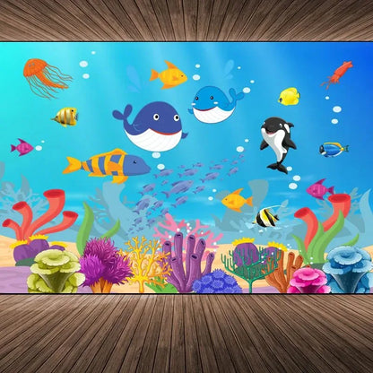 115X72cm Self Adhesive Wallpaper Mural ABDL Living Room Bedroom Bedside Cute Cartoon Anime Background Wall Decoration Sticker