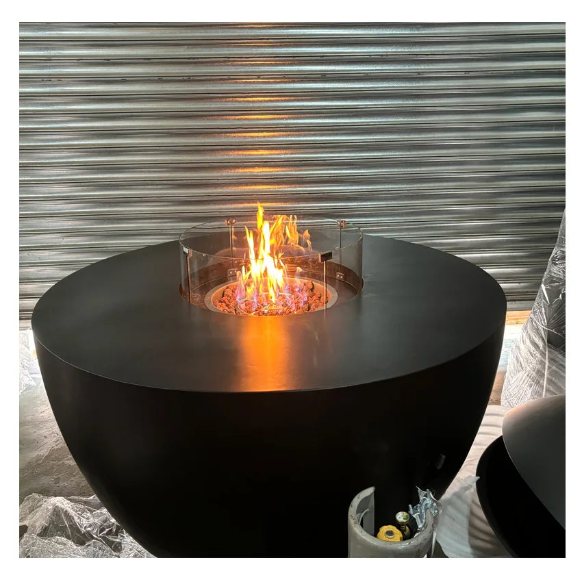 Natural Gas Fire Pit Outdoor Table Top Fire Pit Cement Smokeless Fire Pit