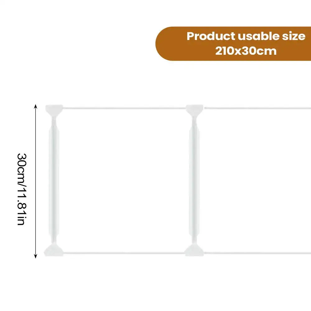Pet Under Bed Blocker Adjustable Clear Barrier Board Under Furniture Blocker Prevents Items From Falling Under The Beds Or Sofa