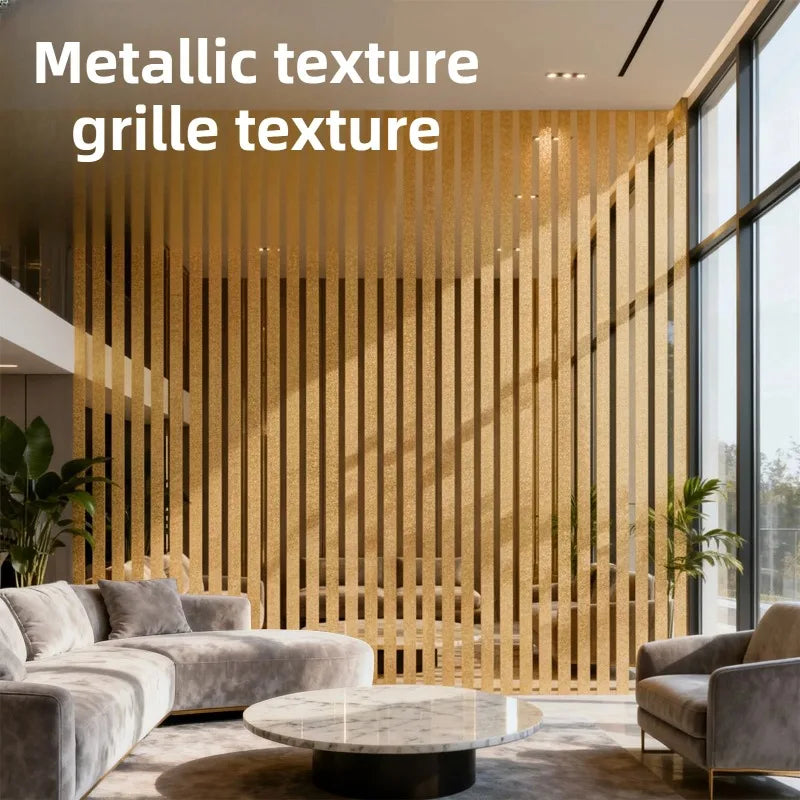 40cm*3m Self-Adhesive Wallpaper Roll Modern Brick Pattern Metallic Look for TV Wall Art Decor Easy Install Removable for Home
