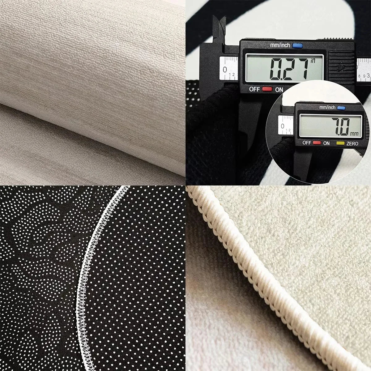 Vintage Round Rug Living Room Carpet Light Luxury Soft Mat Bedroom Rugs for Bedroom Bedside Floor Mats Alfombra Salón שטיח לסלון