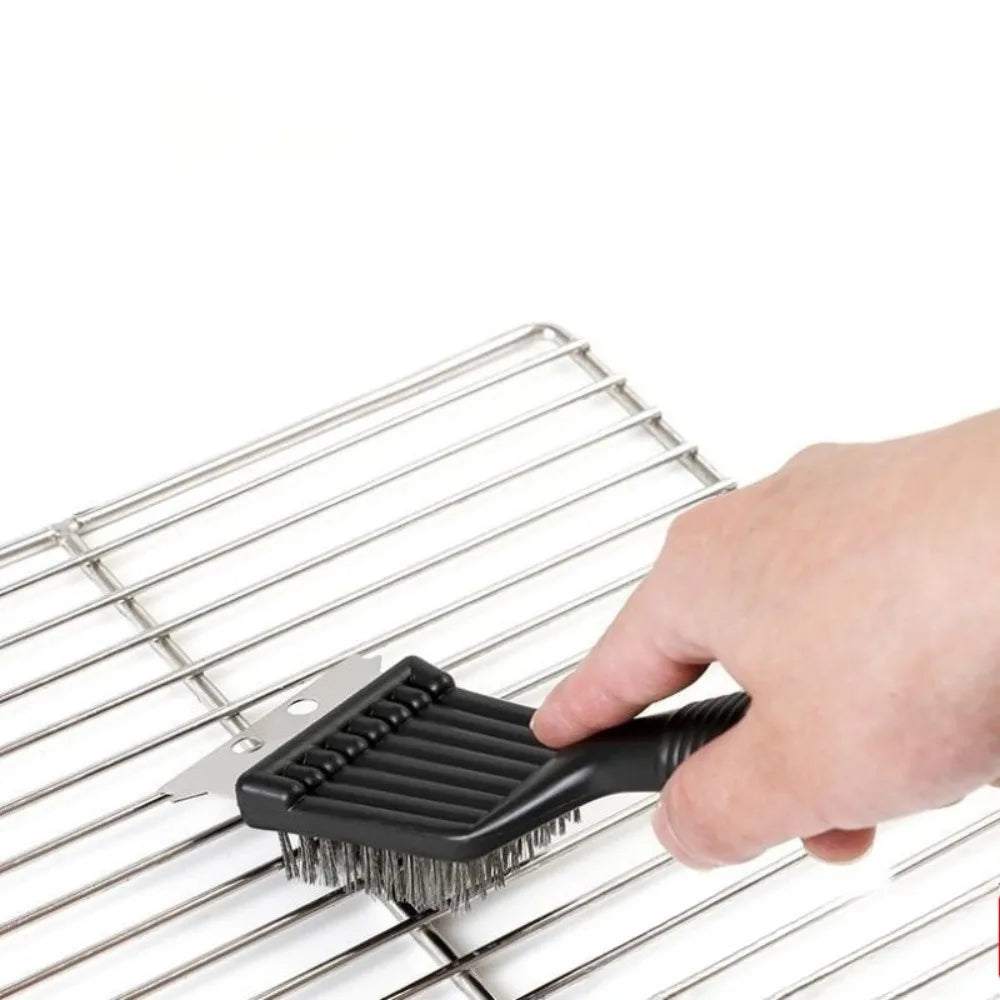 8Inch Grill Brush Stainless Steel Wire Extra Strong Cleaning Brush Heavy Duty Grill Brush Cleaner for Outdoor Home Cooking Tools