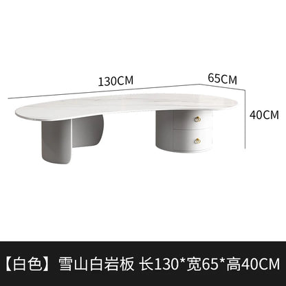 Irregular Modern Coffee Table Accessories Black Small Outdoor Coffee Tables Living Room Drawers Table Basse De Salon Home Decor