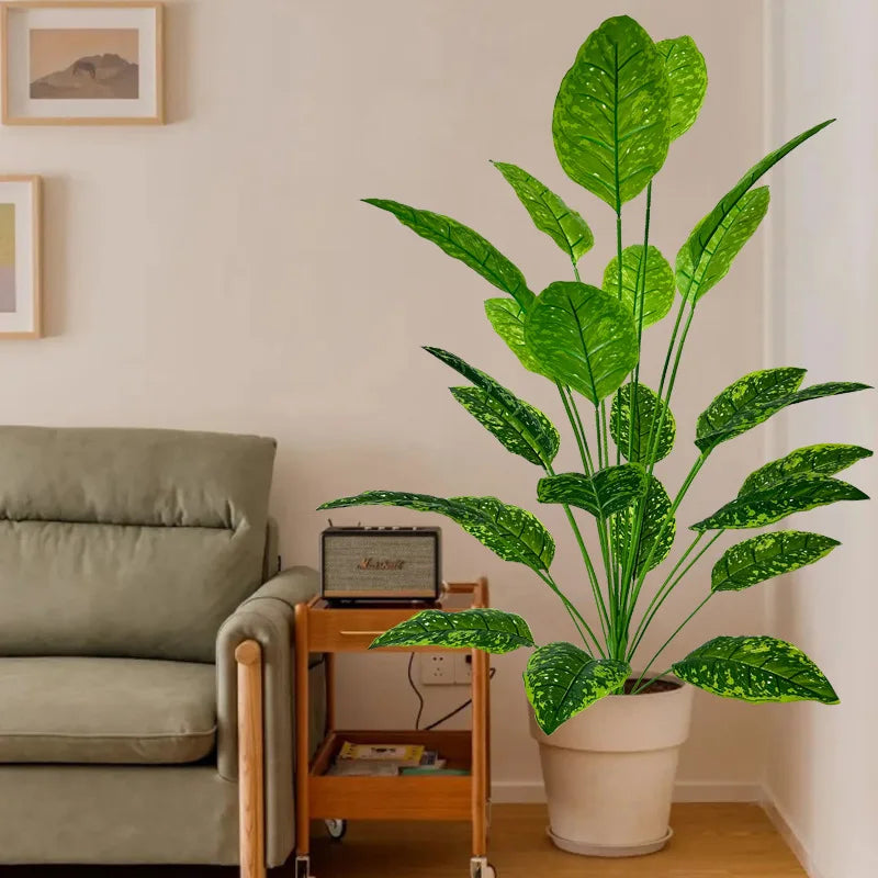 43.3Inch Giant Artificial Plants Tree Realistic Full Lush Greenery Indoor Outdoor All-Season Decor for Home Office Wedding Party