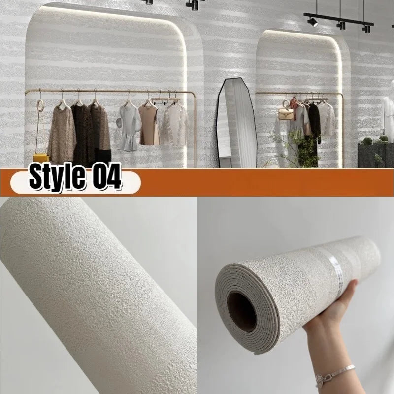 Soft Imitate Roman Travertine Slate Wallpapers 3D Textured Thickening Wall Panel Scalable Flexible Self-adhesive  Wall Stickers