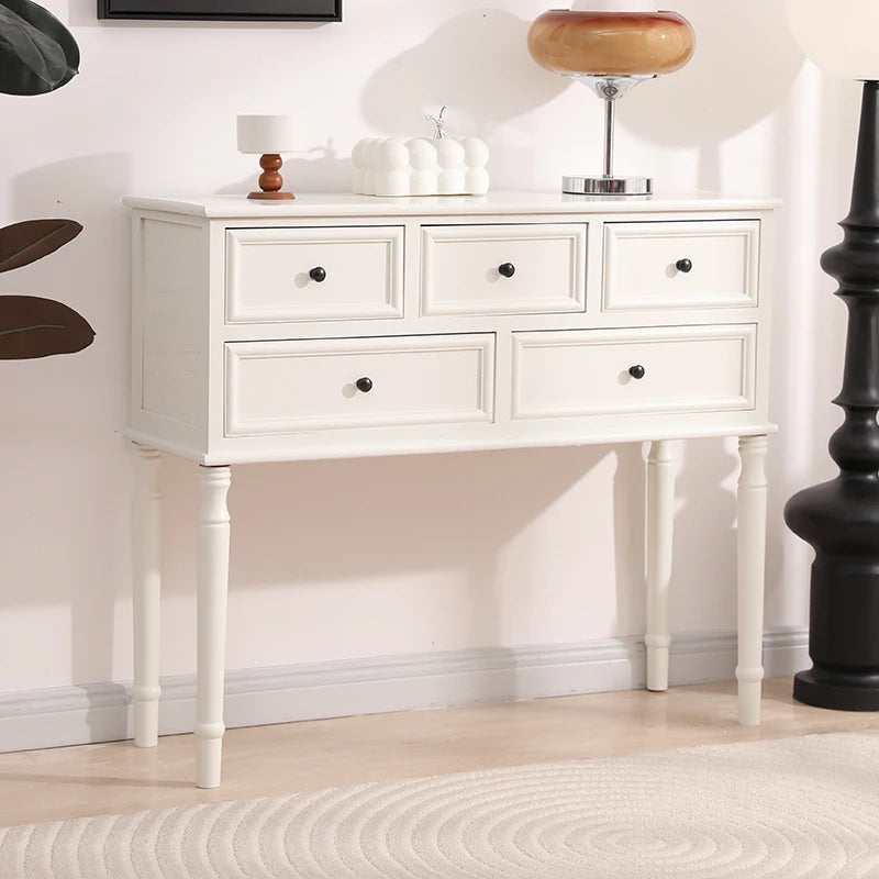 Unique Rustic Console Table Industrial Storage Retro French Console Table Aesthetic Trendy Tavolo Consolle Room Furniture