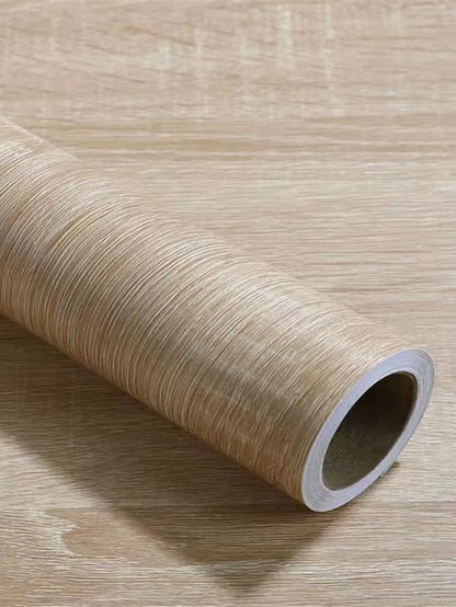 Self-Adhesive Wallpaper, Wood Grain, Thickened Contact Paper, Peel and Stick, Waterproof, Removable Furniture Refurbishment